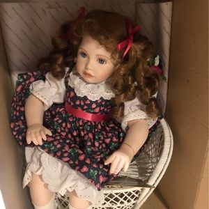 Sweet strawberry collectible doll new in box